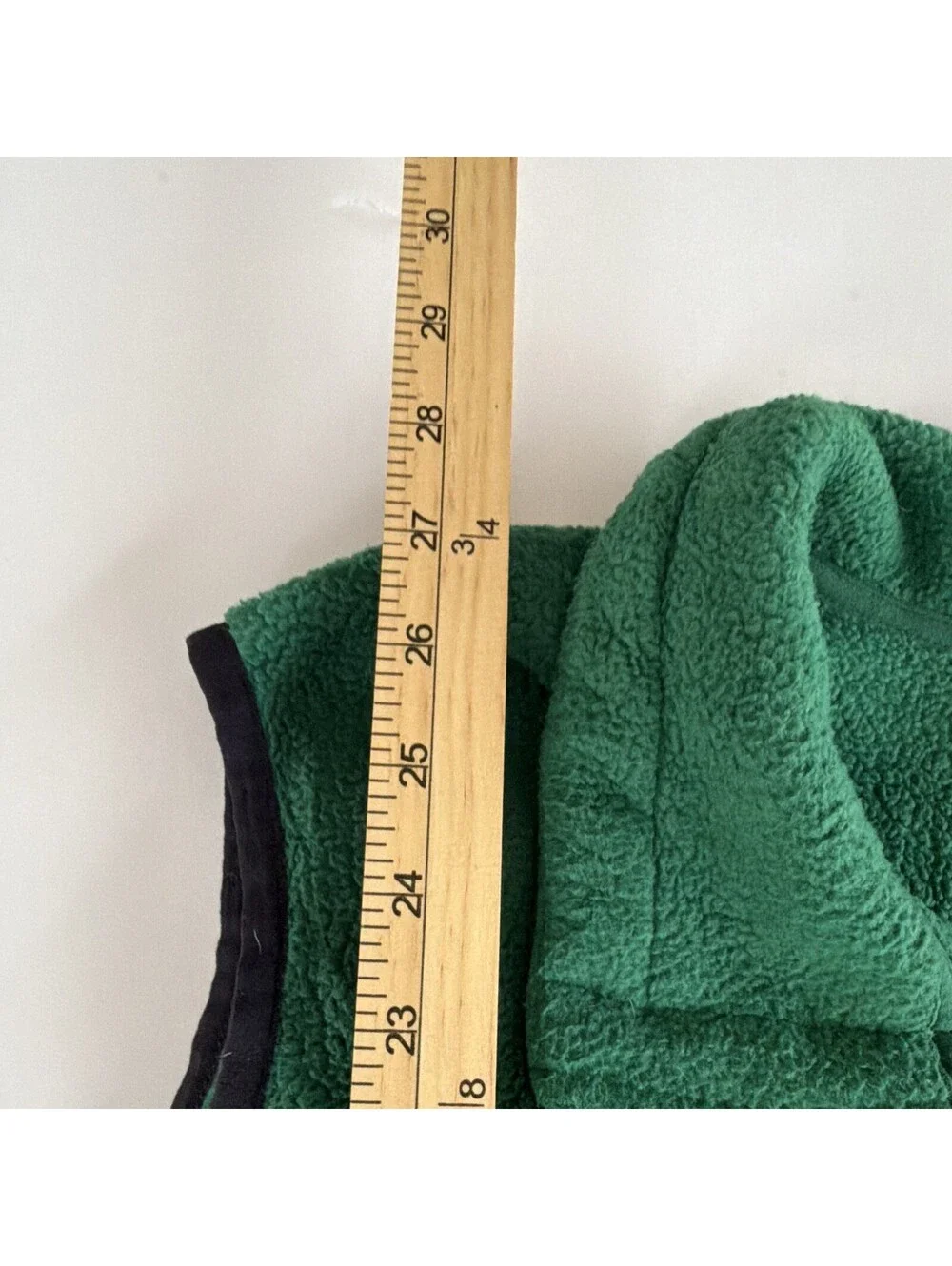 The North Face Men's Green Solid Full Zip Stand-Up Collar Logo Vest Size XL